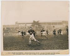 Stade Jean Bouin. Biarritz Olympique contre C.A.S.G. (21-16). Rugby. Sport.