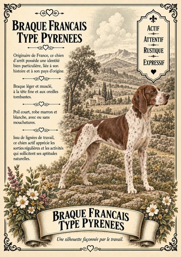 Affiche braque francais - affiche,