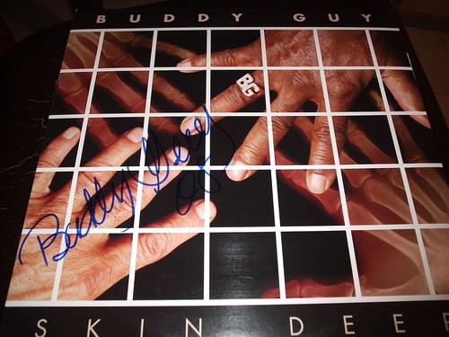 Buddy guy signed record titled - signed,