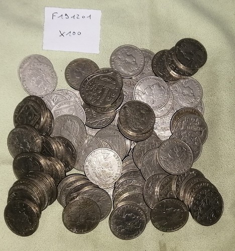 Lot monnaies françaises 100