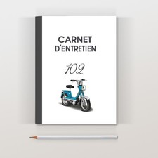 Carnet entretien mobylette - d'entretien,