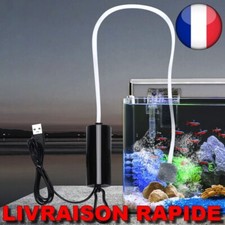 Pompe Oxygène Réservoir Poisson Mini USB Chargeur Aquarium Eau Bulles Silencieux