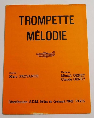 Partition vintage sheet music