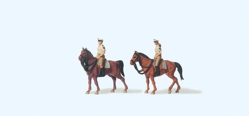 Figurines police cheval - police, à