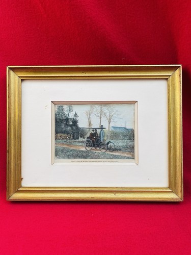 Gravure ancienne voiture - voiture, à