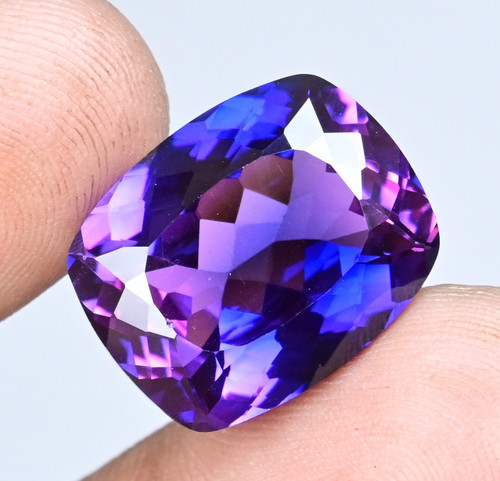 Naturel bleu violet tanzanite - bleu,
