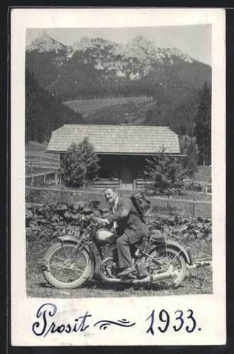 Moto puch avec - avec, plaque