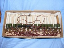 Ancienne Bougie Décoration Sapin de Noël Lumières Fonctionne Clip On