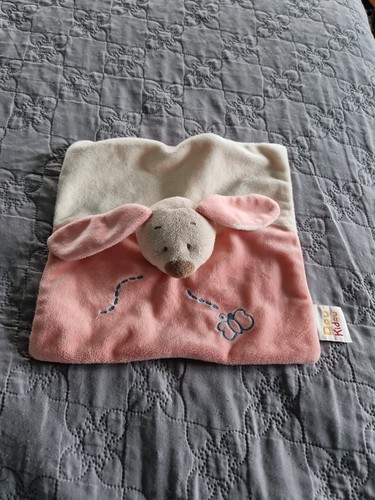 Doudou plat lapin chien beige - plat,