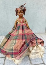 Ancienne Poupée S.F.B.J à restaurer, en composition et bois,    h=37 cm