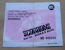 ticket billet used stub place