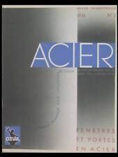 ACIER n°3 1936 FENETRES ET PORTES EN ACIER,BEAUDOUIN LODS,MALLET STEVENS, CASSAN