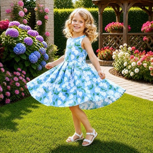 Jacadi robe fille motif - robe,