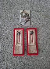 Paire d'épaulettes de veste de corps d'officier carabinier armée Italienne