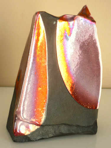 Vase ceramique raku - ceramique,