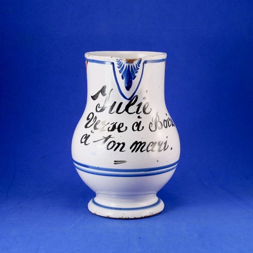 Faïence sinceny 1760 broc - sinceny,