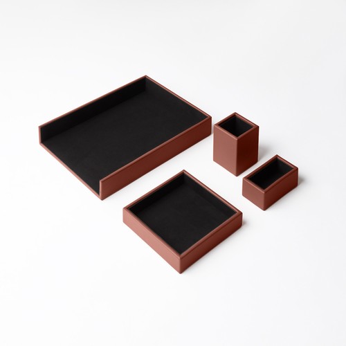 Set bureau cuir - de, véritable