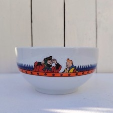Bol porcelaine Tintin le temple du soleil Moulinsart Hergé Collection BD