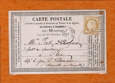 Lot 771 - carte postale précurseur CPO n°10