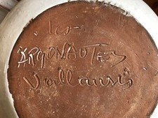 Vallauris Les Argonautes plat