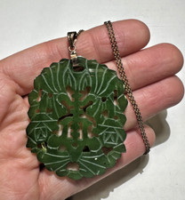Vert Jade Nephrite Sculpté