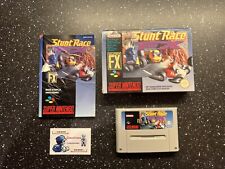 Jeux Super Nintendo Snes Stunt Race Super FX complet En Boîte FAH