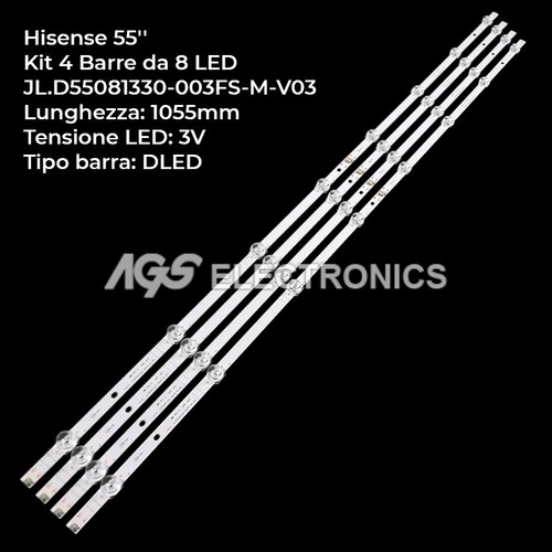 Kit barres led tv - kit, hisense