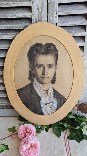 Ancien dessin portrait - dessin,