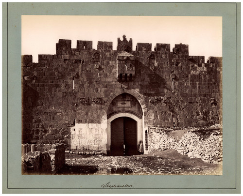 Jérusalem porte etienne - porte,