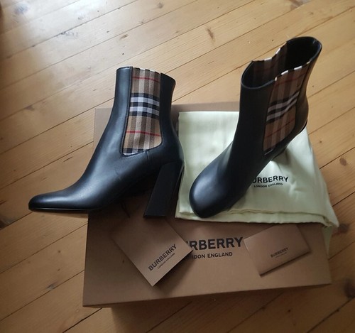 Bottines noires burberry avec - ,