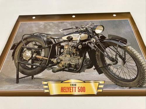 Helyett 500 1930 fiche - , carte