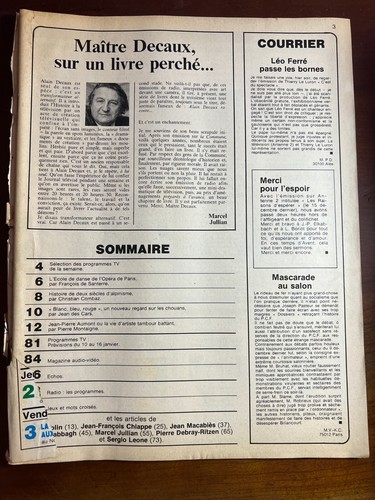 Figaro tv magazine - c)le,