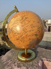 Carte du monde maritime nautique Globe Sphère Globe céleste Décoration de...