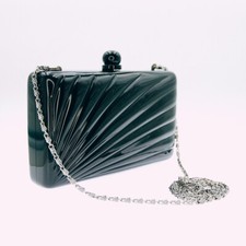 Sac en bakélite noire Vintage