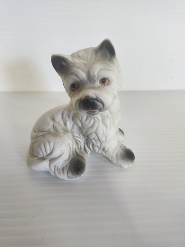Vintage white westie terrier - westie,