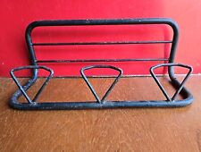 Porte manteau vintage porte chapeau en métal tube Guariche moderniste, 3 patères