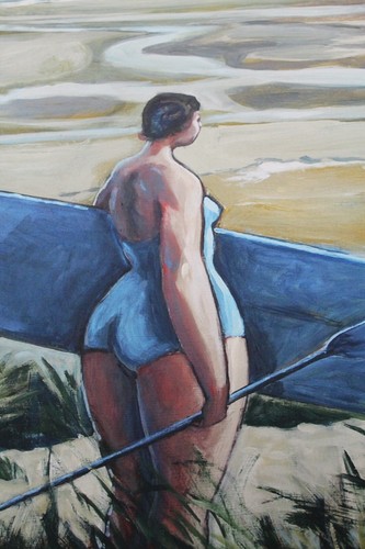 Art femme plage - art,
