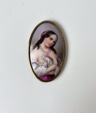 MINIATURE XIXè Porcelaine