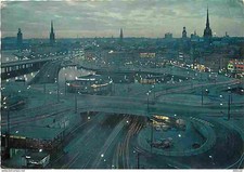 Suède - Stockholm - The Sluice - A Traffic Circus by night - CPM - Voir Scans Re