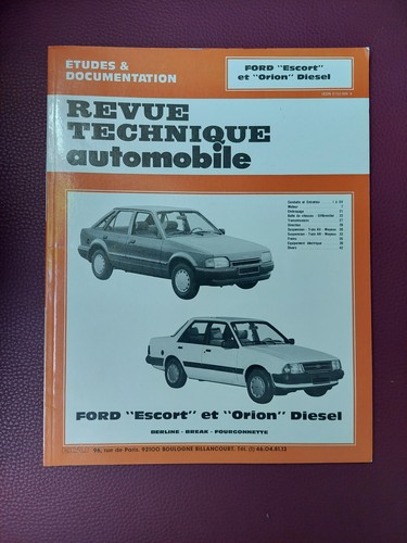 Revue technique automobile - revue, technique automobile