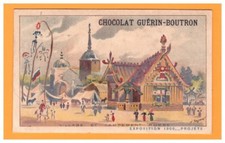 IMAGE CHOCOLAT GUERIN BOUTRON / EXPOSITION 1900 / VILLAGE & CAMPEMENT RUSSE