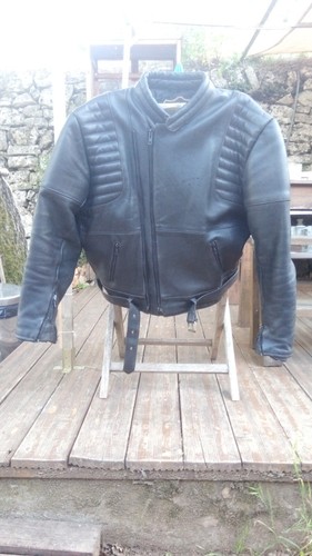 Blouson motard cuir genuine - motard,