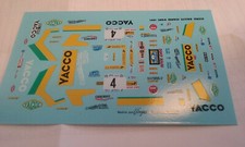 decals decalcomanie deco scora rallye jeanne d arc 1991 1/43