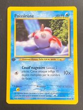 CARTE POKEMON POISSIRÈNE 45/64 EDITION 1 FR COMMUNE NEO REVELATION - EXC