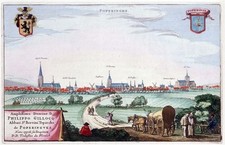 Reproduction plan ancien de Poperinghe (Poperinge) 1649