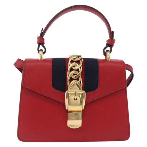 Gucci sylvie ceinture cuir - gucci,