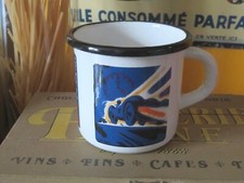MUG Plaque émaillée 24 HEURES DU MANS 1955 ACO VOITURE  GEO HAM tasse   email
