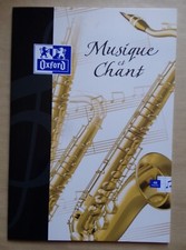 § cahier OXFORD musique et chant - 48 pages