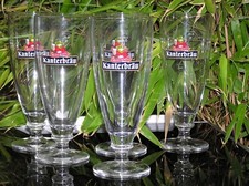  6 verre à bière Kanterbrau ( coupe à pied tulipe)