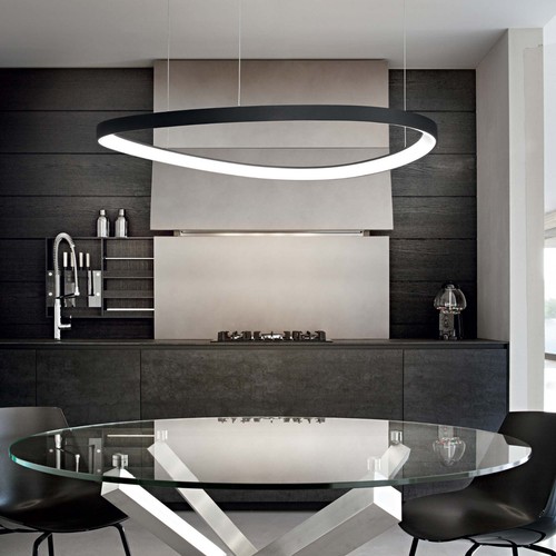 Lustre led design moderne - lustre,